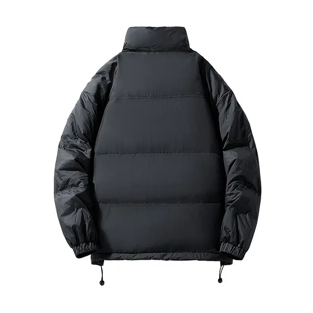 雅鹿 纯色保暖休闲加厚大码羽绒服 男款