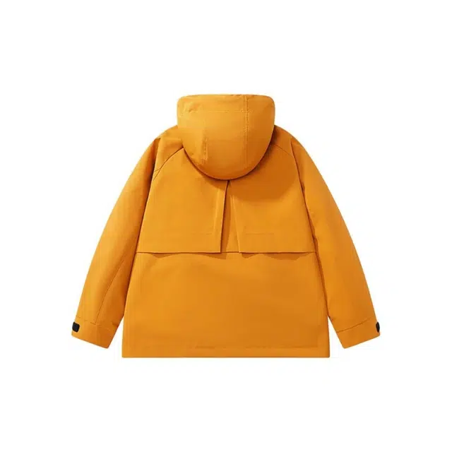 雅鹿  登山服连帽纯色  防风冲锋衣 男女同款