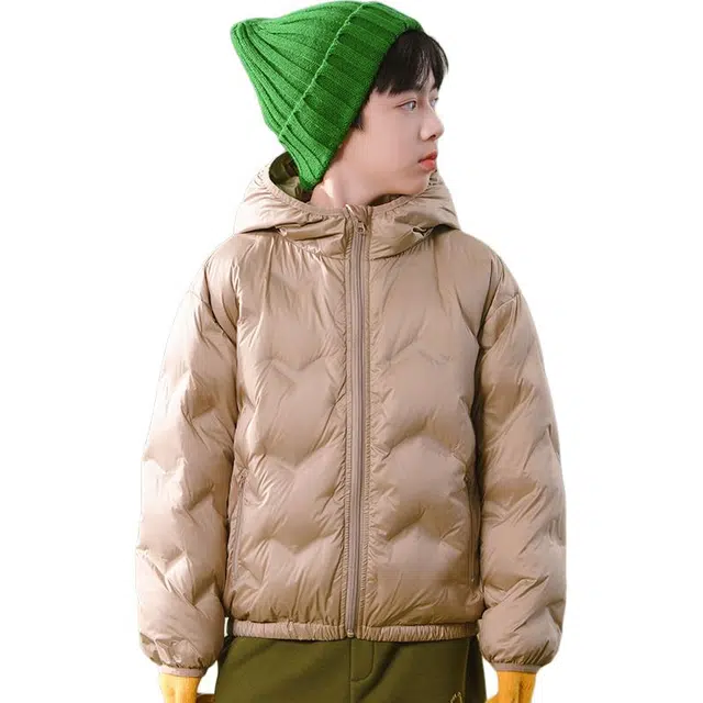 雅鹿 舒适宽松洋气纯色百搭羽绒服 儿童款