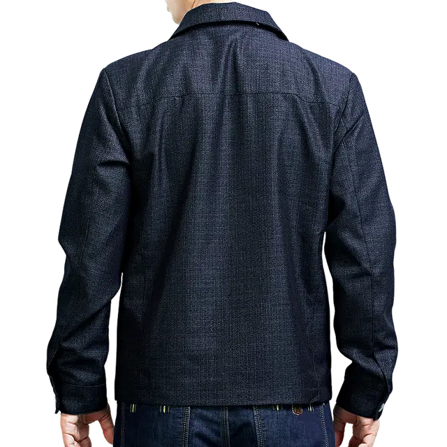 雅鹿 高档翻领商务休闲夹克外套 男款