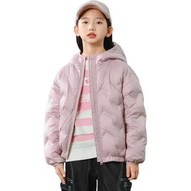 雅鹿 舒适宽松洋气纯色百搭羽绒服 儿童款