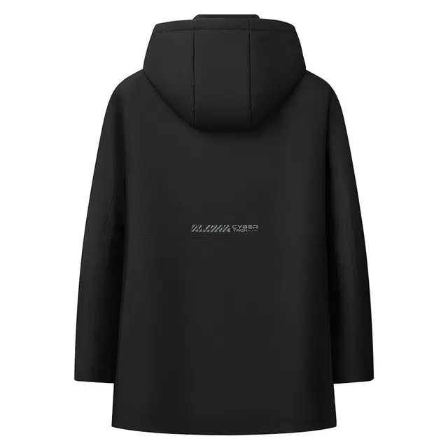 雅鹿 连帽可拆卸加绒加厚棉服 男款