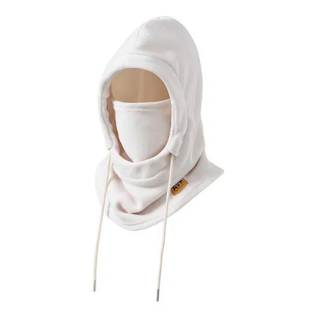 浪莎 冬季面罩帽子一体户外骑行电动车头盔内胆滑雪遮脸全面防护加绒防风面巾保暖护颈 可调节 绒线帽 男女同款情侣款