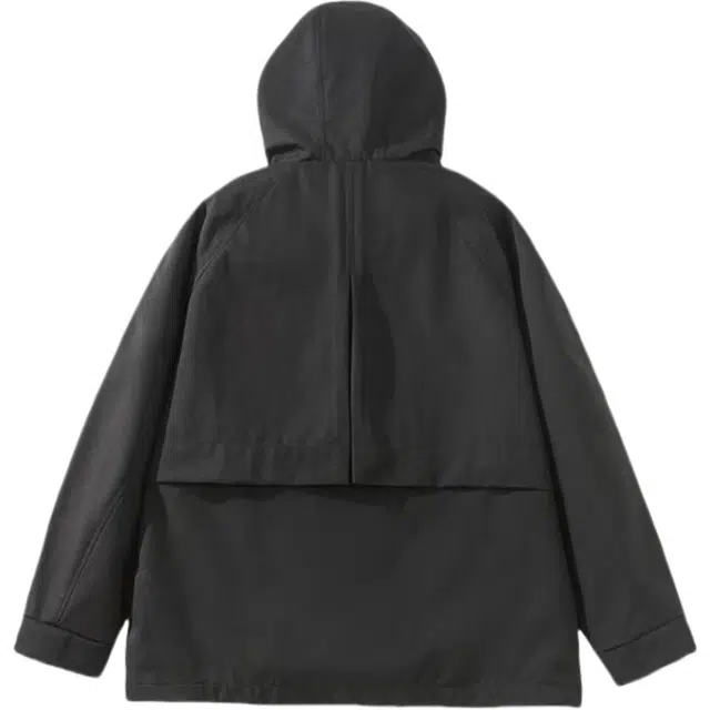 雅鹿  纯色连帽百搭  防水防风防紫外线冲锋衣 男女同款