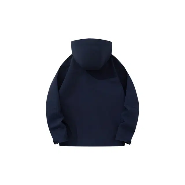 雅鹿  纯色连帽舒适时尚  防风冲锋衣 男款