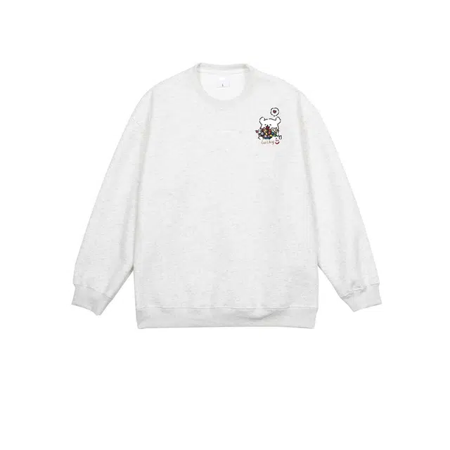 莫代尔 圆领简约舒适休闲卡通长袖打底衣 女款