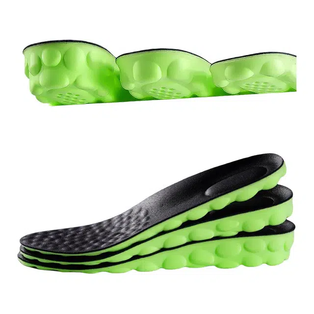 足印部落 牛皮艾草防臭 增高鞋垫 男女同款情侣款