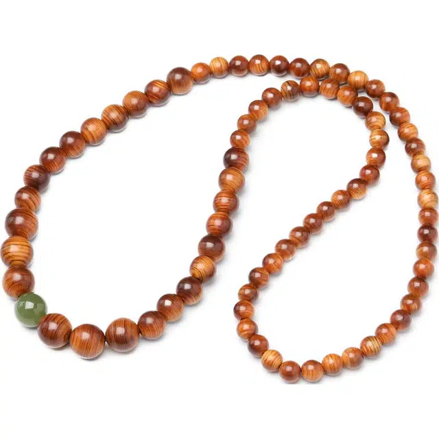 三檀小舍 国风国潮 高油高密禅意风多圈 塔链脖挂 叠戴文玩佛念珠 崖柏 手串 男女同款情侣款