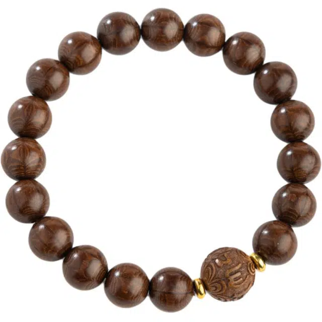 仙源 六字真言 转运珠小众新中式文玩佛珠 平安福 礼盒 六道木 手串 男女同款情侣款