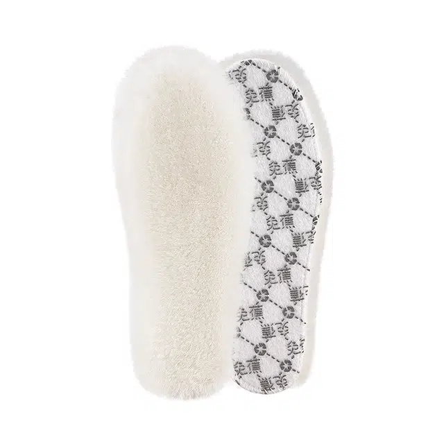 足印部落 蓄热保暖 真羊毛冬季防寒防冻脚马丁靴雪地靴适用 毛毡 鞋垫 男女同款情侣款