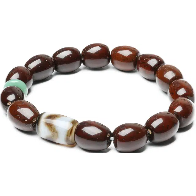 本木 国风国潮 招财转运 天珠 文玩盘玩送礼 紫金鼠 手串 男女同款情侣款