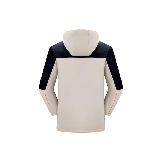 雅鹿  户外薄款拉链连帽  防风防水冲锋衣 男款