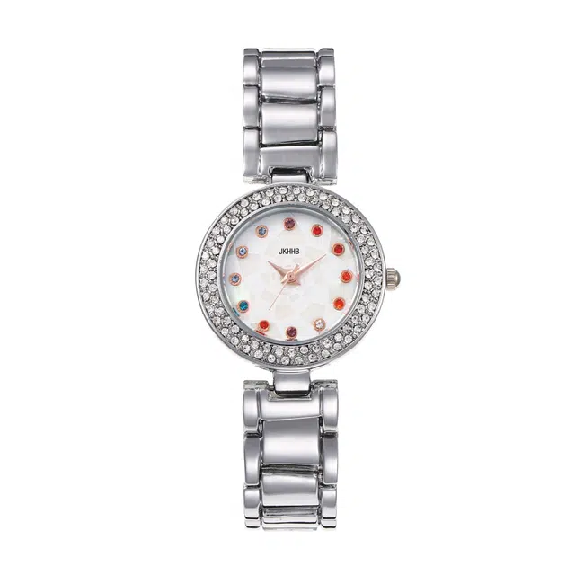 JKHHB Quartz Silver Dial