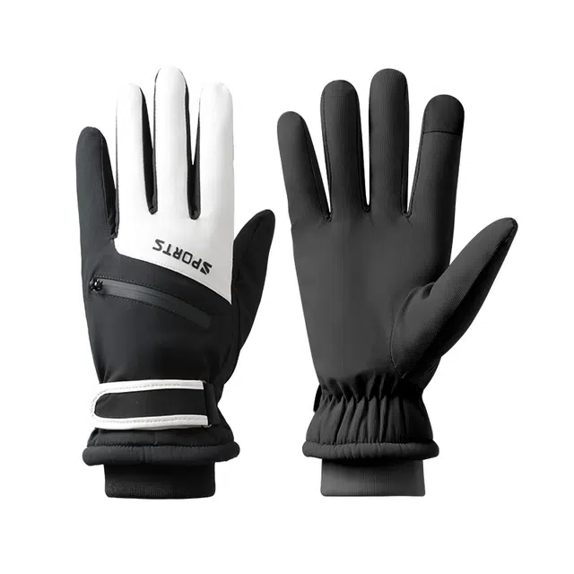 南极人 户外骑行防风防寒防泼水加绒可触屏户外玩雪滑雪登山 加厚 保暖手套 男女同款情侣款