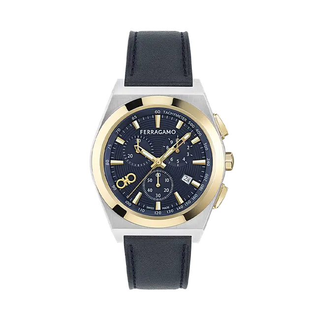Ferragamo Quartz 42 Blue Dial