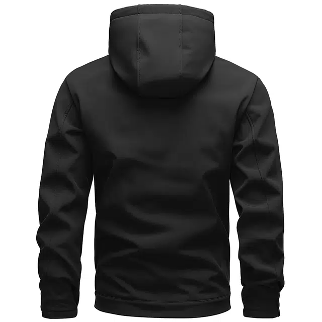 纳趣 简约休闲百搭纯色宽松连帽夹克外套 男女同款