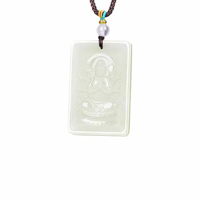 舒杰 国风八大守护神 和田玉 白玉/青白玉 男女同款情侣款