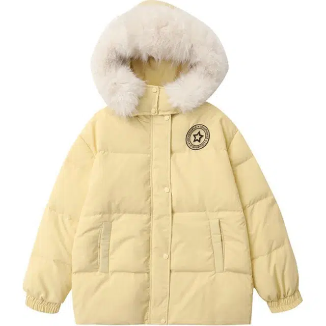 雅鹿优选 连帽加厚保暖简约潮流羽绒服 男款