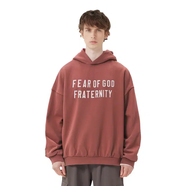 Fear of God Essentials Heavy Fleece Crimson