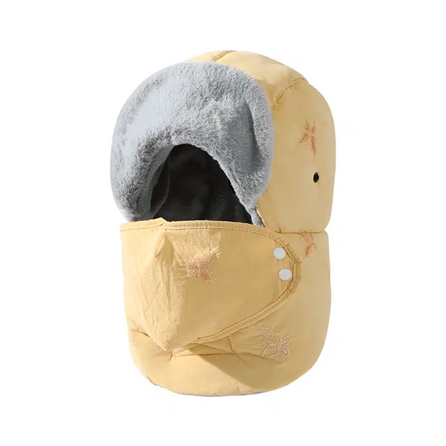 南极人 冬季 加绒厚保暖户外骑行登山雪山滑雪护耳棉帽防风 加厚 雷锋帽 女款