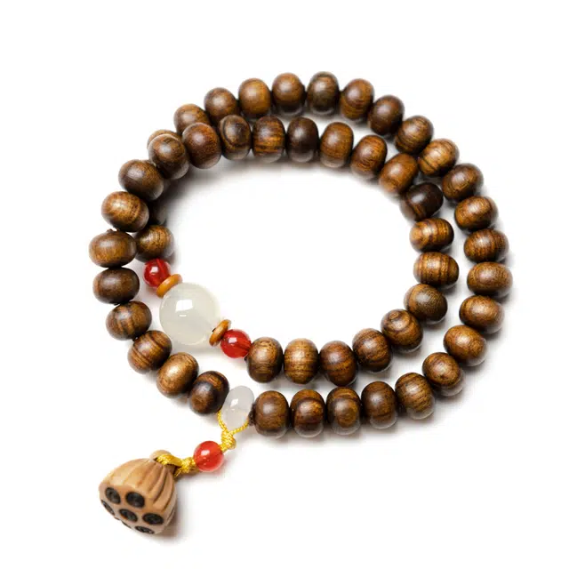 周帝王 莲花 檀木 手串 男女同款情侣款