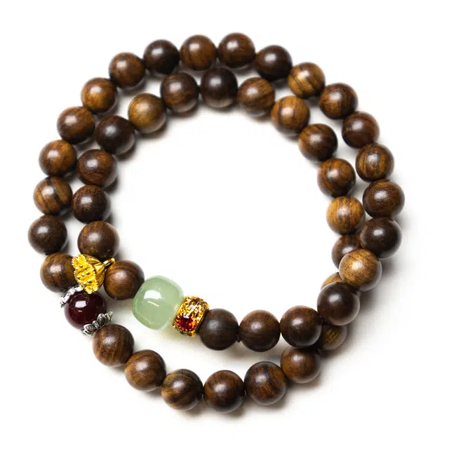 周帝王 双圈黑花梨 檀木 手串 男女同款情侣款