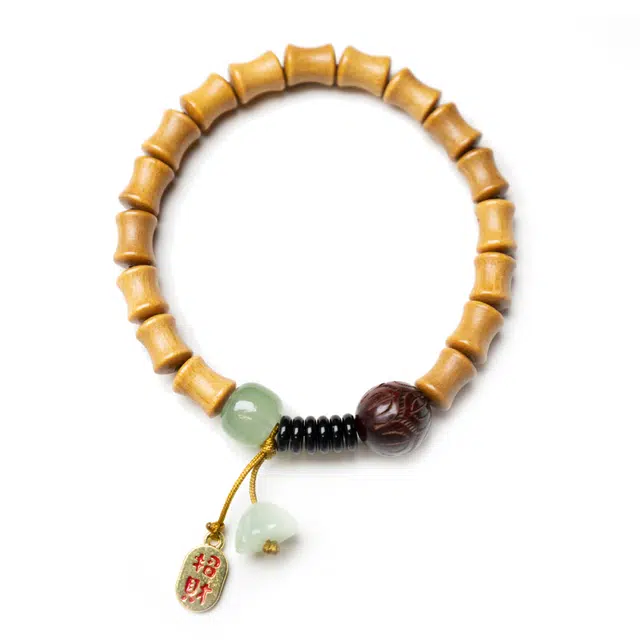 周帝王 纳福莲花 檀木 手串 男女同款情侣款