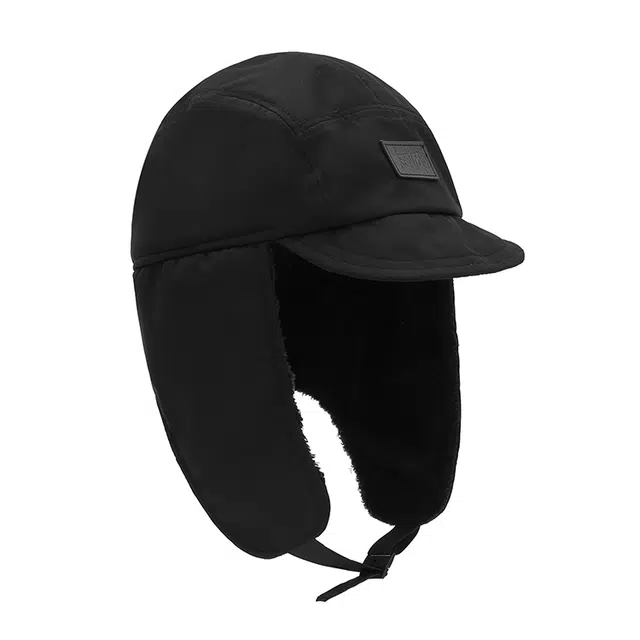 肯默 防风保暖 雪花绒锁温 护耳可调节 聚酯纤维 雷锋帽 男女同款情侣款