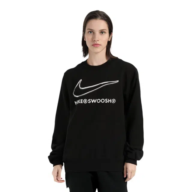 Nike As W Nsw Swsh Crew Flc Logo