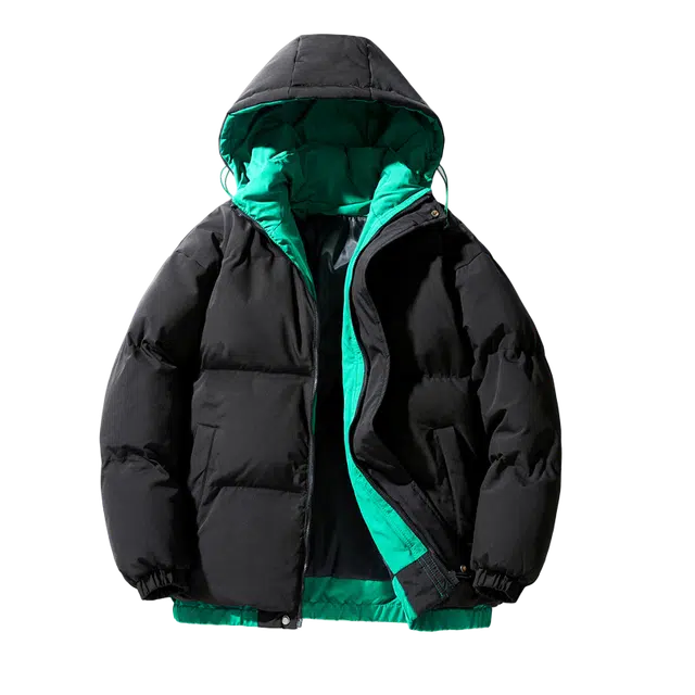 北极绒 连帽加厚保暖防水高品质棉服 男款
