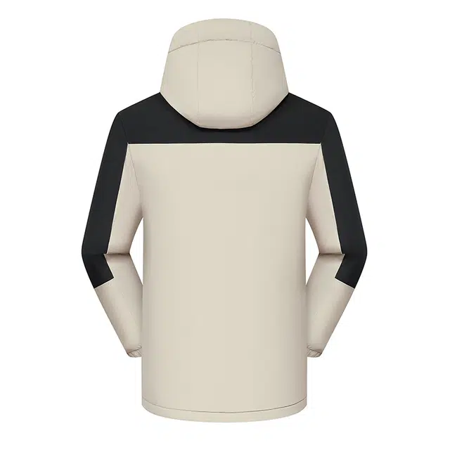 雅鹿  户外山系时尚拼接三合一可拆卸加厚  防水防风透气耐磨保暖冲锋衣 男女同款