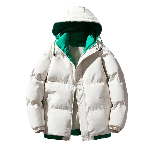 北极绒 连帽加厚保暖防水高品质棉服 男款