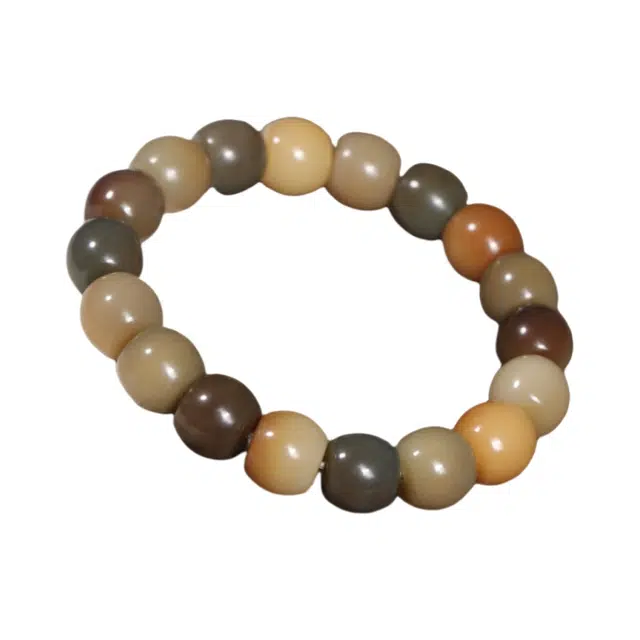 凯真 国潮新中式敦煌色多宝渐变桶珠 简约小众设计指尖绕指柔文玩盘玩串 菩提根 手串 男女同款情侣款