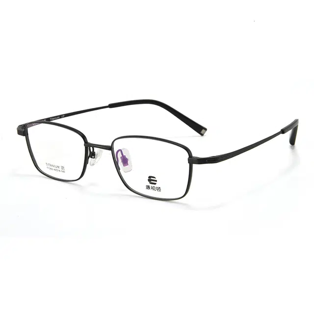康视顿 小方框钛架精致商务 光学镜架 男款