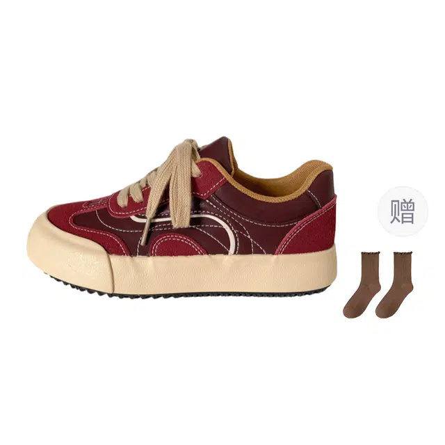 小鹿米利 百搭厚底休闲 板鞋 女款