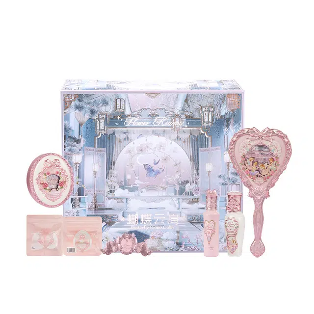 花知晓 落樱礼盒彩妆套装 易上色自然玻璃唇