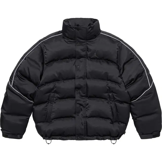 Supreme x Jordan FW24 Puffer Jacket logo