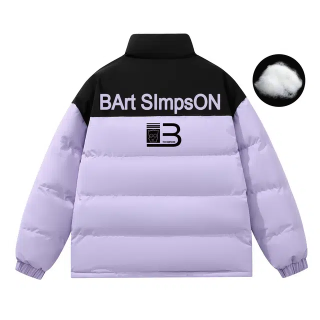 The Simpsons Retro Letter Colorblock Jacket