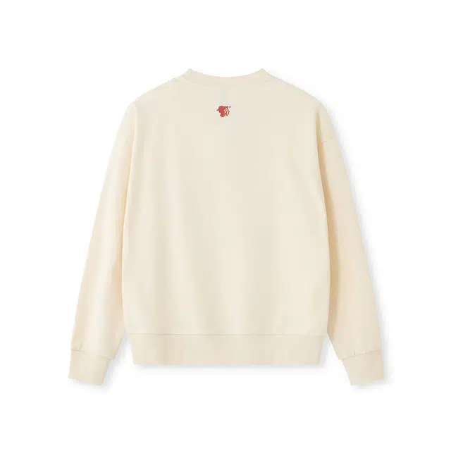 周同学 周杰伦 复古潮流纯棉重磅舒适保暖日复古机车印花简约百搭宽松休闲圆领套头卫衣 男女同款