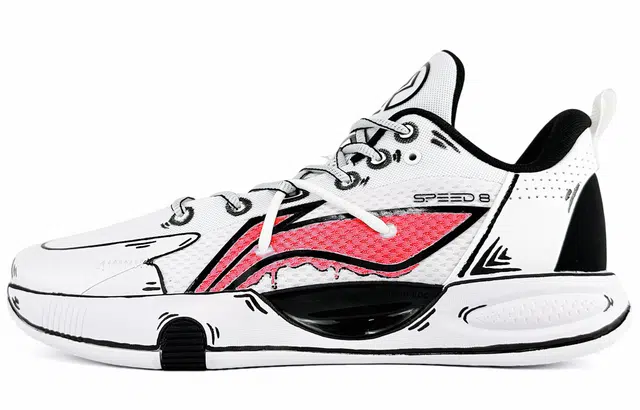 LiNing Flash 8 White Red