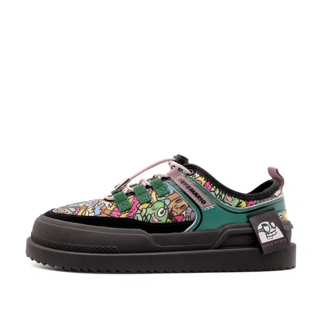 Joy&Mario Fashion Graffiti Low Top Sneakers
