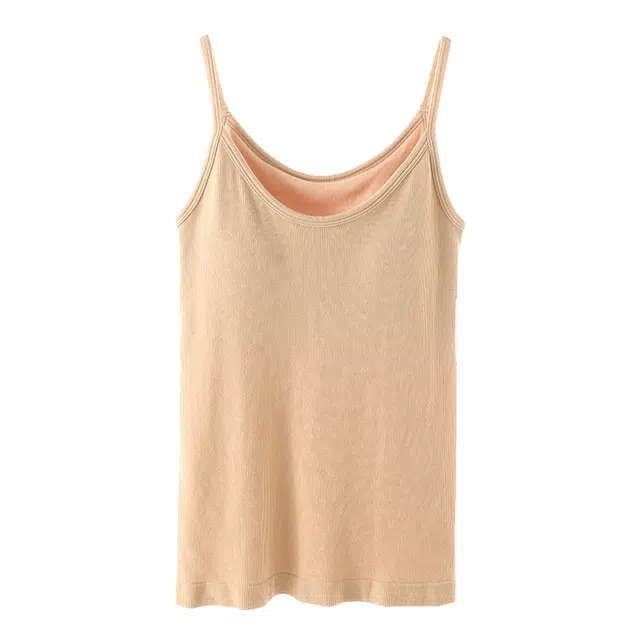 内在密码 羊绒带胸垫纯色内搭保暖上装 女款