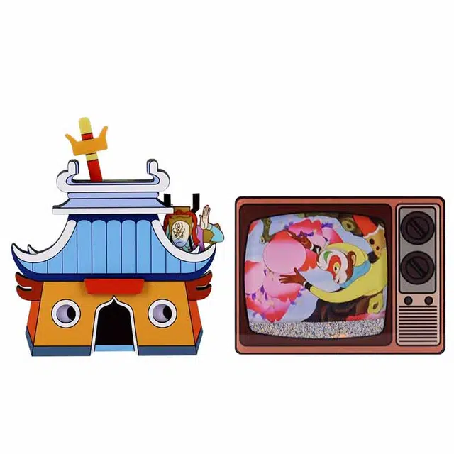 上美影 经典国漫元宇宙 大闹天宫记忆中的画面家居日用百货冰箱贴装饰 国潮美猴王七十二变冰箱贴