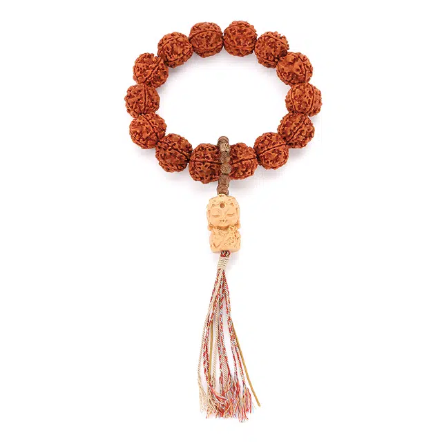 翠雅金楼 复古国风度母佛珠念珠 流苏精致高级感单圈 桃核 手串 男女同款情侣款