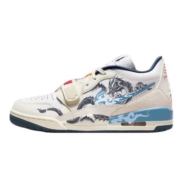 Jordan Legacy 312 White Blue Gray