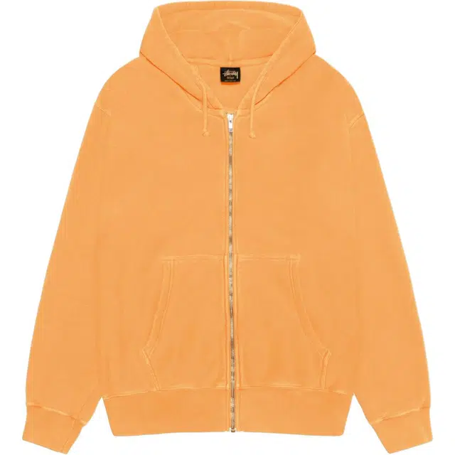 Stussy FW24 2024 BUANA ZIP HOODIE PIGMENT DYED