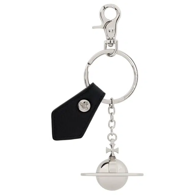 Vivienne Westwood Saffianno 3D orb Keyring