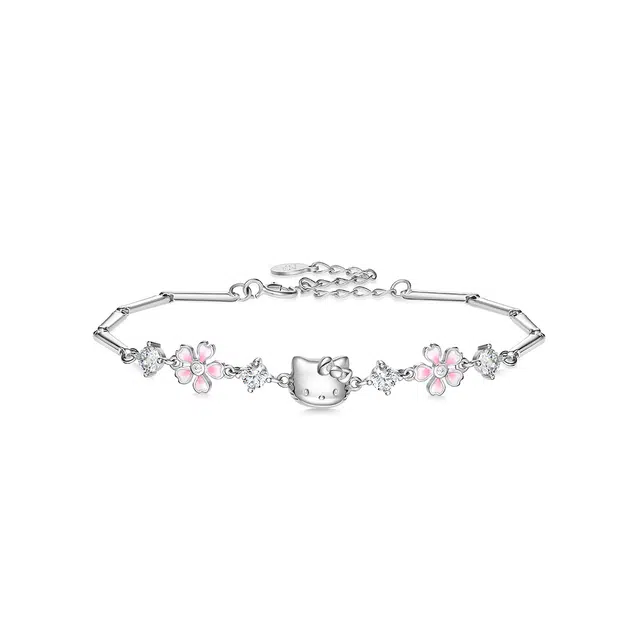 Sanrio Hello Kitty S925 Silver Bracelet