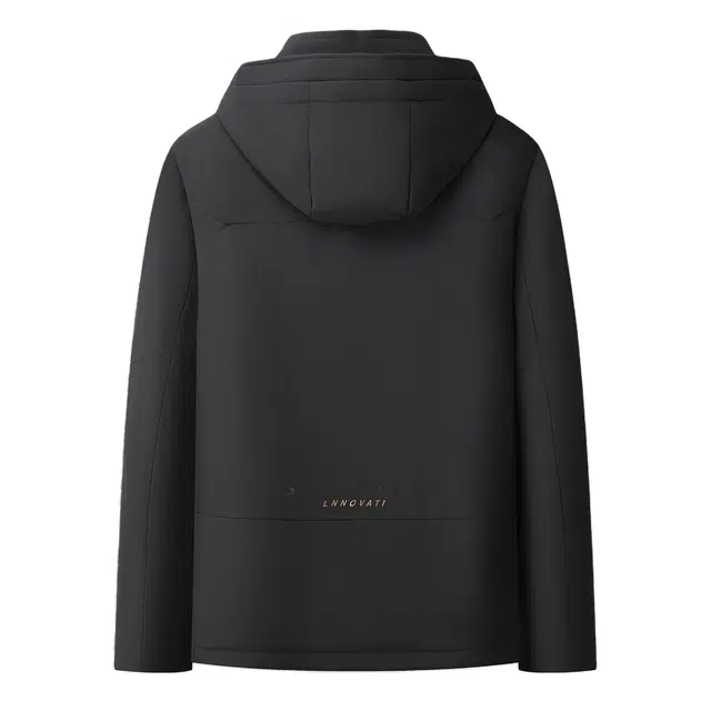 金盾 士休闲加厚保暖可脱卸帽派克服棉服 男款