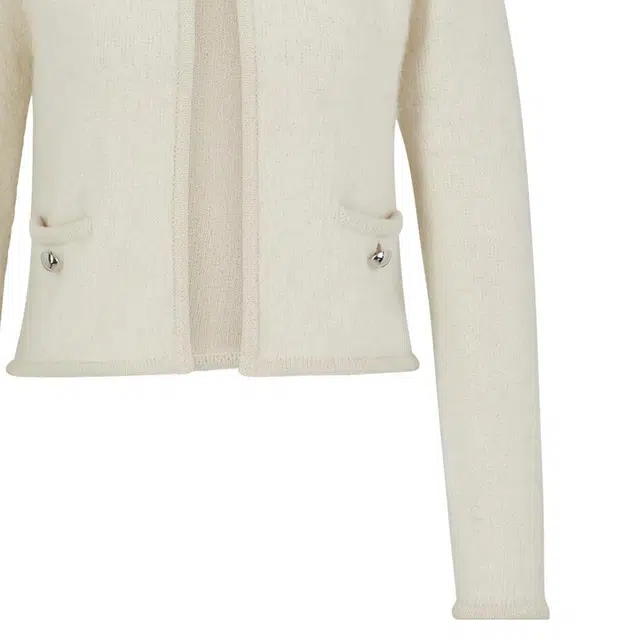 HUGO BOSS Open-Front Cardigan With Buttoned Pockets